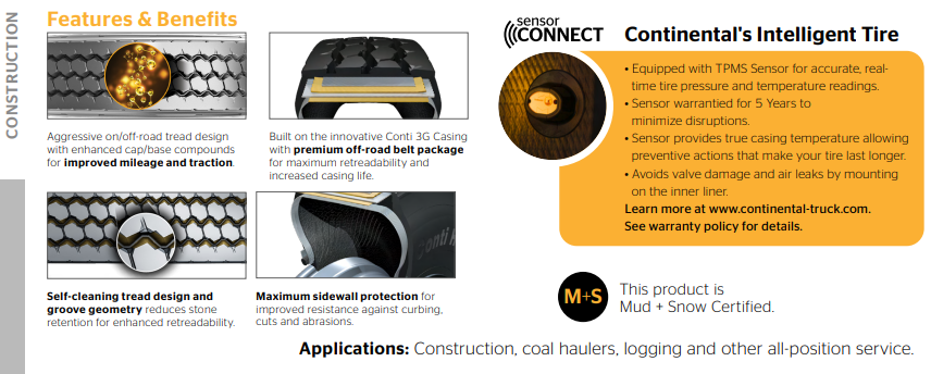 Conti HSC 3 Intelligent Construction Steer/All-Position