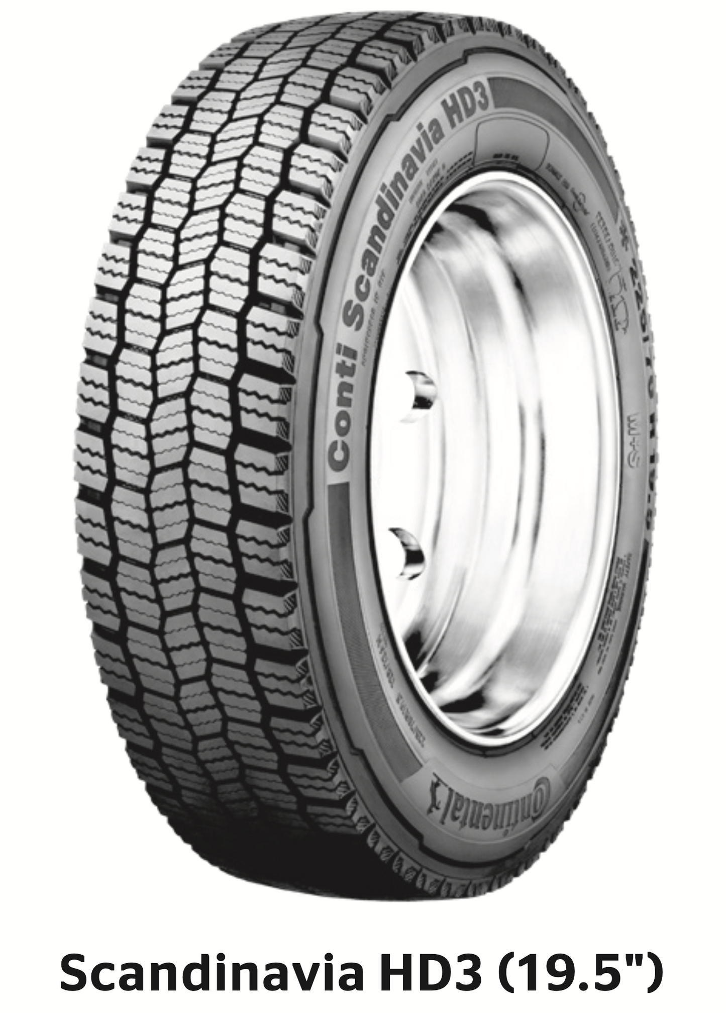 Conti Scandinavia HD3 19.5" Regional Drive for Extreme Weather Conditions